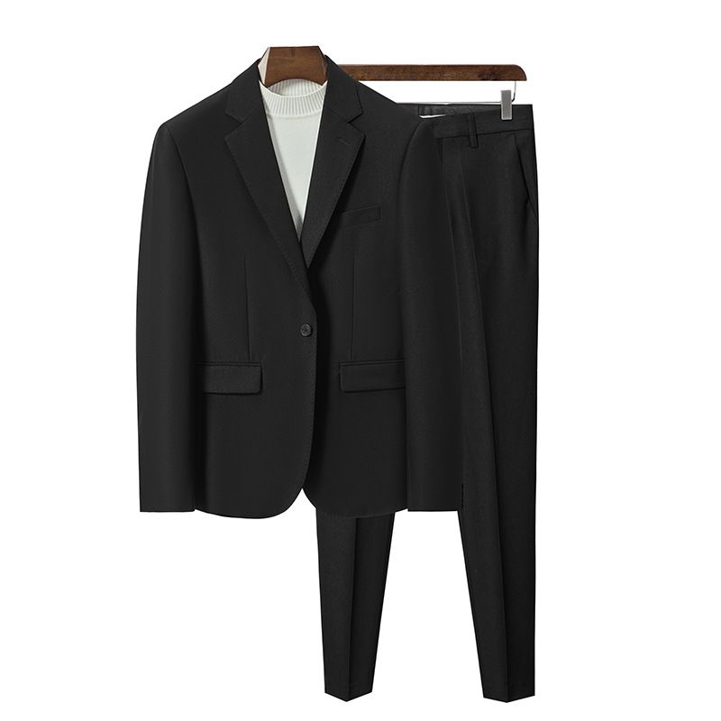 Suit Slim Fit Todelt Mænds Casual Business Flot Jakke