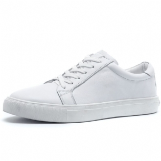 Ægte Ko Kjole Sko Herre Sommer Sport Og Fritid Sneakers Trendy Studerende Plus Size Dame Par Sko