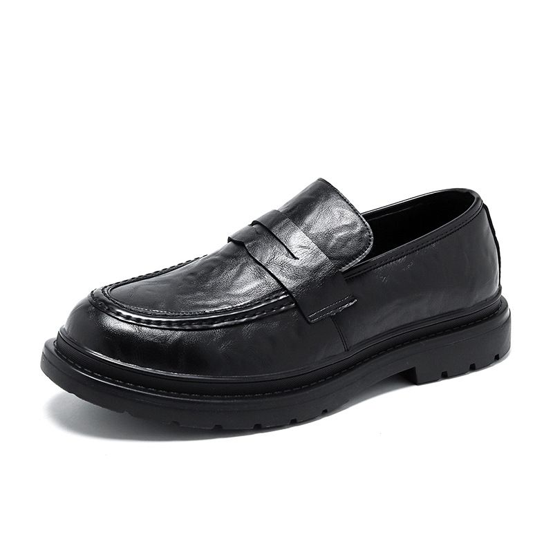 Doudou Sko Mænds Business Casual Sko Efterår Bryllup Brudgom Formelle Tøj Sko Ægte Læder Slip-on Flade Sko