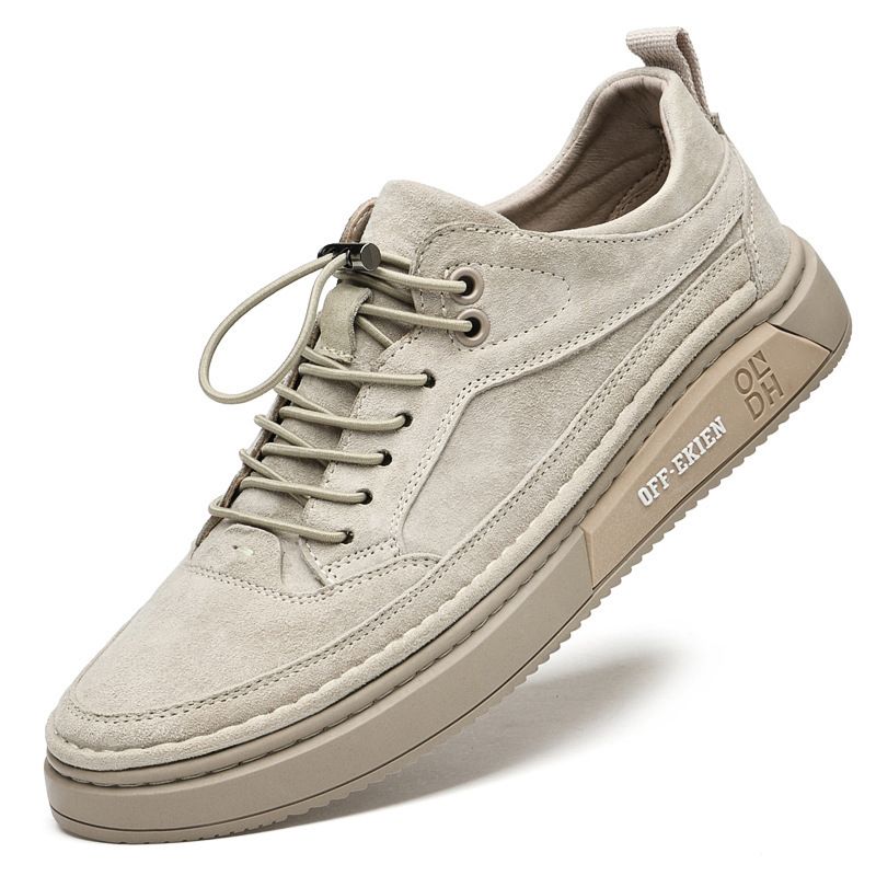 Forår Og Efterår Nye Afslappede Herresko Modetrend Daglige Sneakers Herreforretning Stor Størrelse Retro Kjole Sko Til Mænd