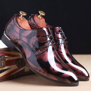 Gentleman Groom Derby Sko Bryllupssko Business Dress Pointed Toe Shoes Casual Sko Herresko Stor Str.