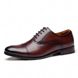 Mænds Formelle Kjolesko Læderforretninger Oxford-sko