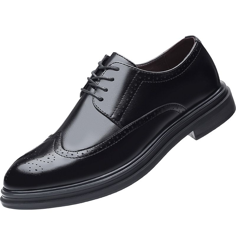 Nye Brogue Sko Til Mænd Kjole Sko Business Casual Dress Sko Herre Åndbare Sko