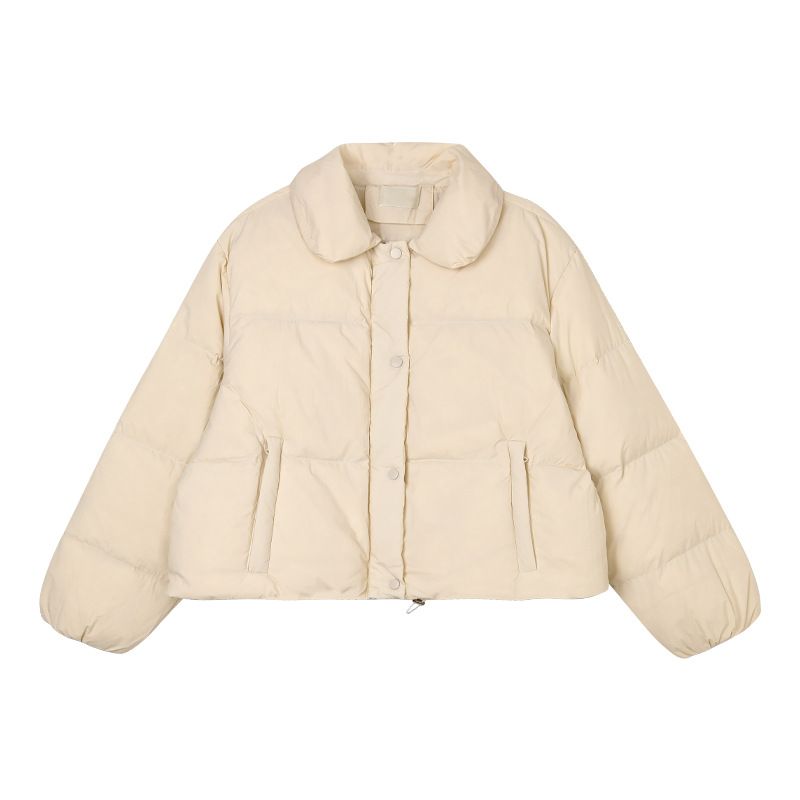 Revers Dunjakke Dame Fluffy Warm Jacket