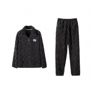 Pyjamas Mænds Flannel Teenagere May Loungewear Sæt