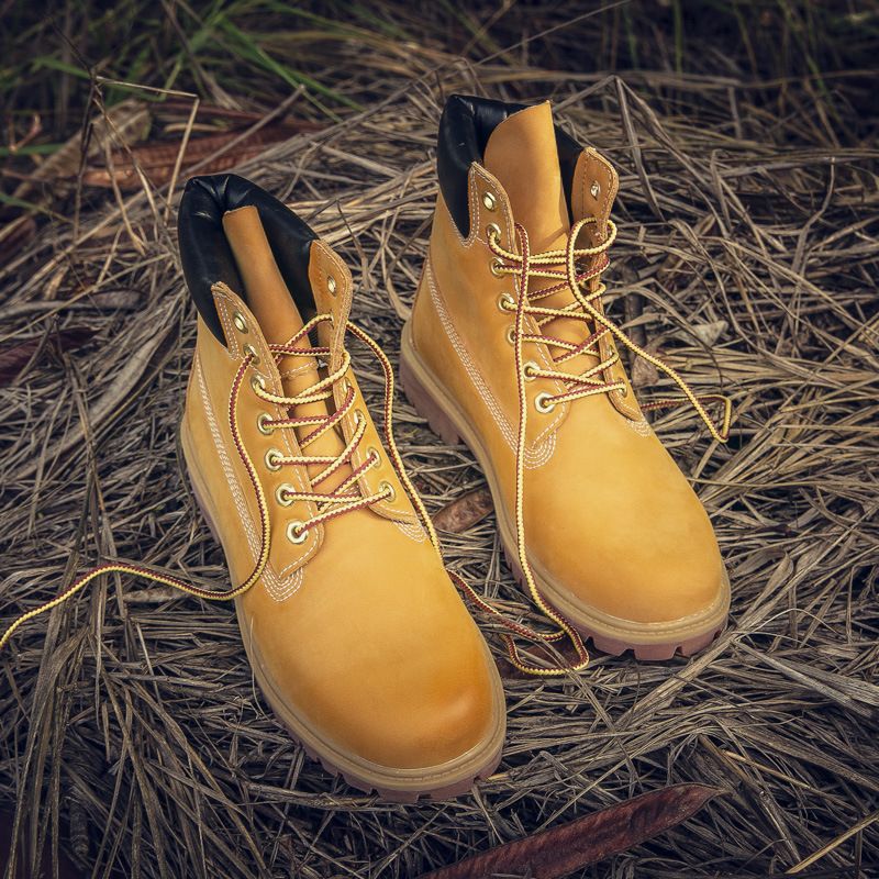 Timberland Vandtæt Plus Fløjl Martin Herresko Carter Cat Tooling Høj Top Udendørs Snestøvler