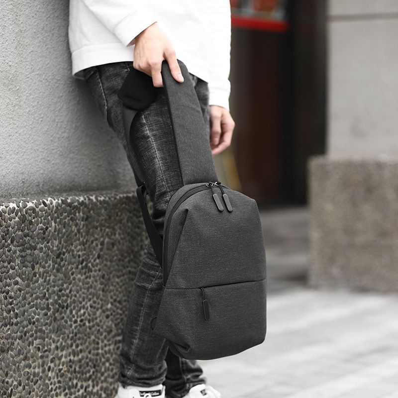 Hirse Brysttaske Herre Skuldertaske Dame Messenger Bag Casual Sports Talje Taske Håndtaske