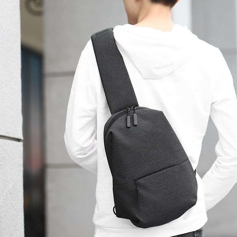 Hirse Brysttaske Herre Skuldertaske Dame Messenger Bag Casual Sports Talje Taske Håndtaske